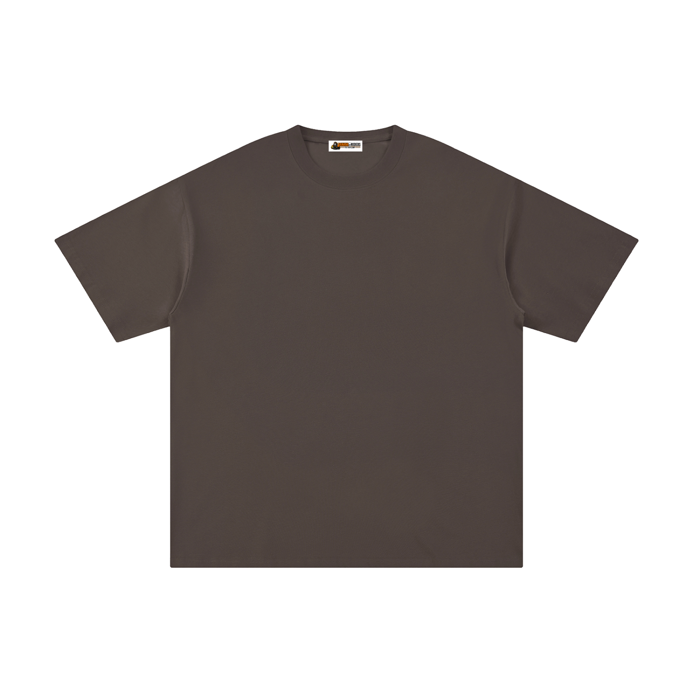 Unisex Pure Cotton T-Shirt – Dark Brown front