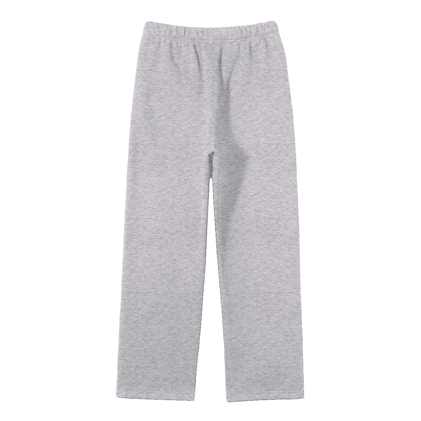 Unisex Solid Colour Fleece Straight-Leg Pants