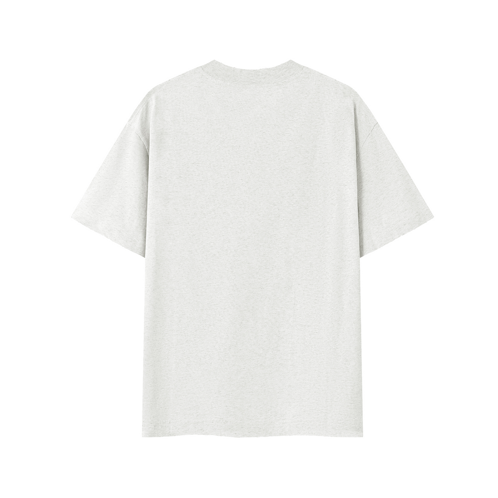Off Script Gothic Skull Front-Print Vintage Wash Distressed T-Shirt