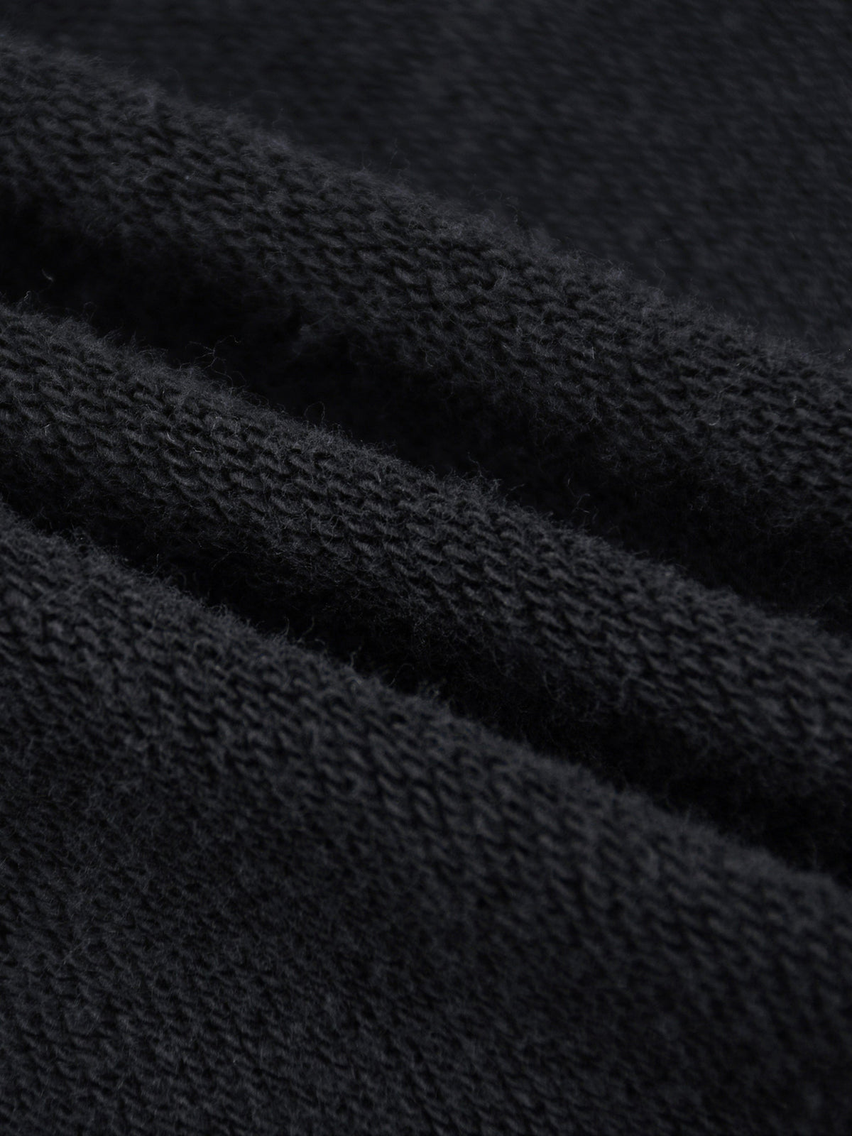 Snow Washed Tape Raw Edge Zip Hoodie
