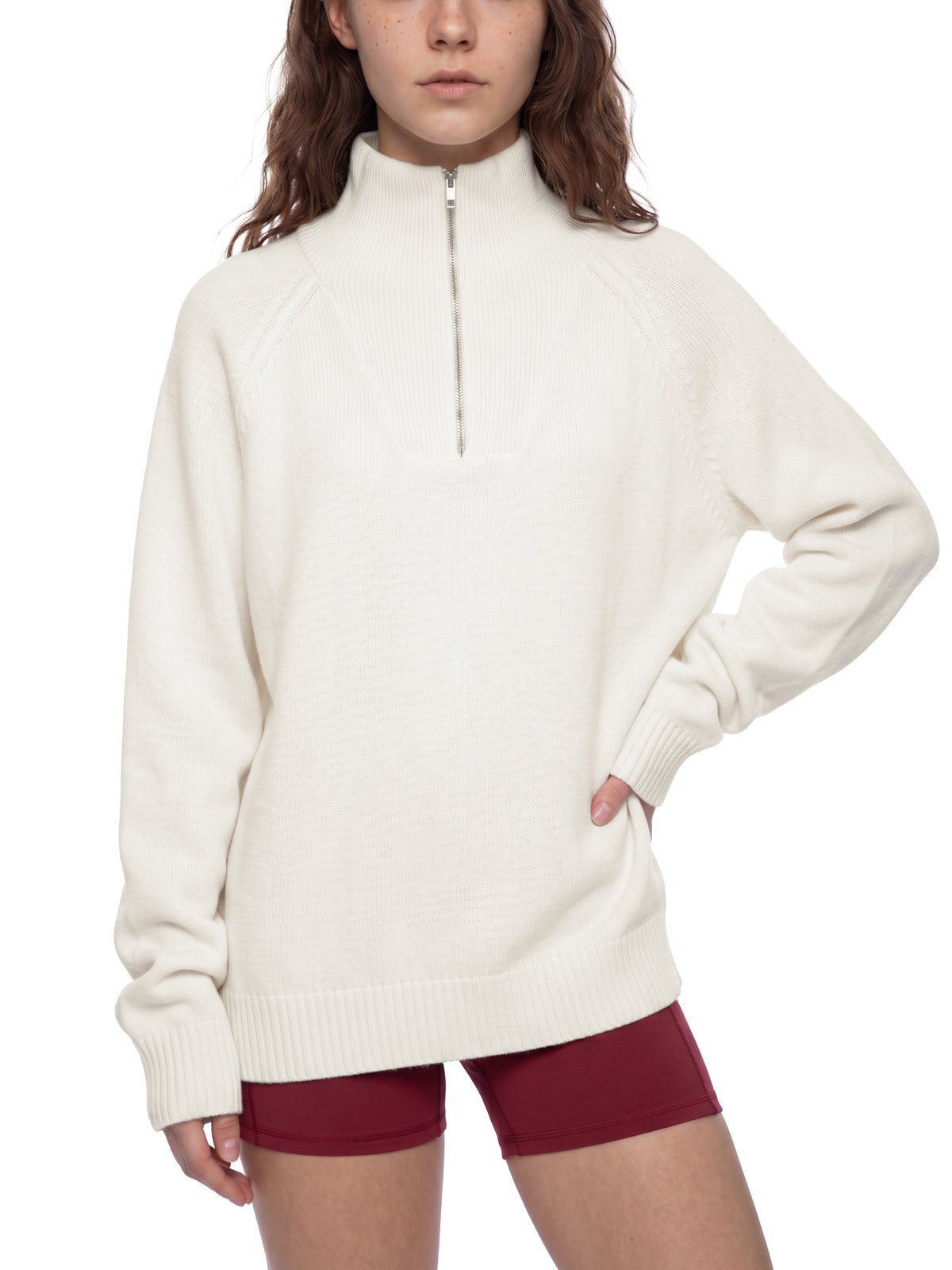 Unisex Quarter-Zip Pullover Sweatshirt