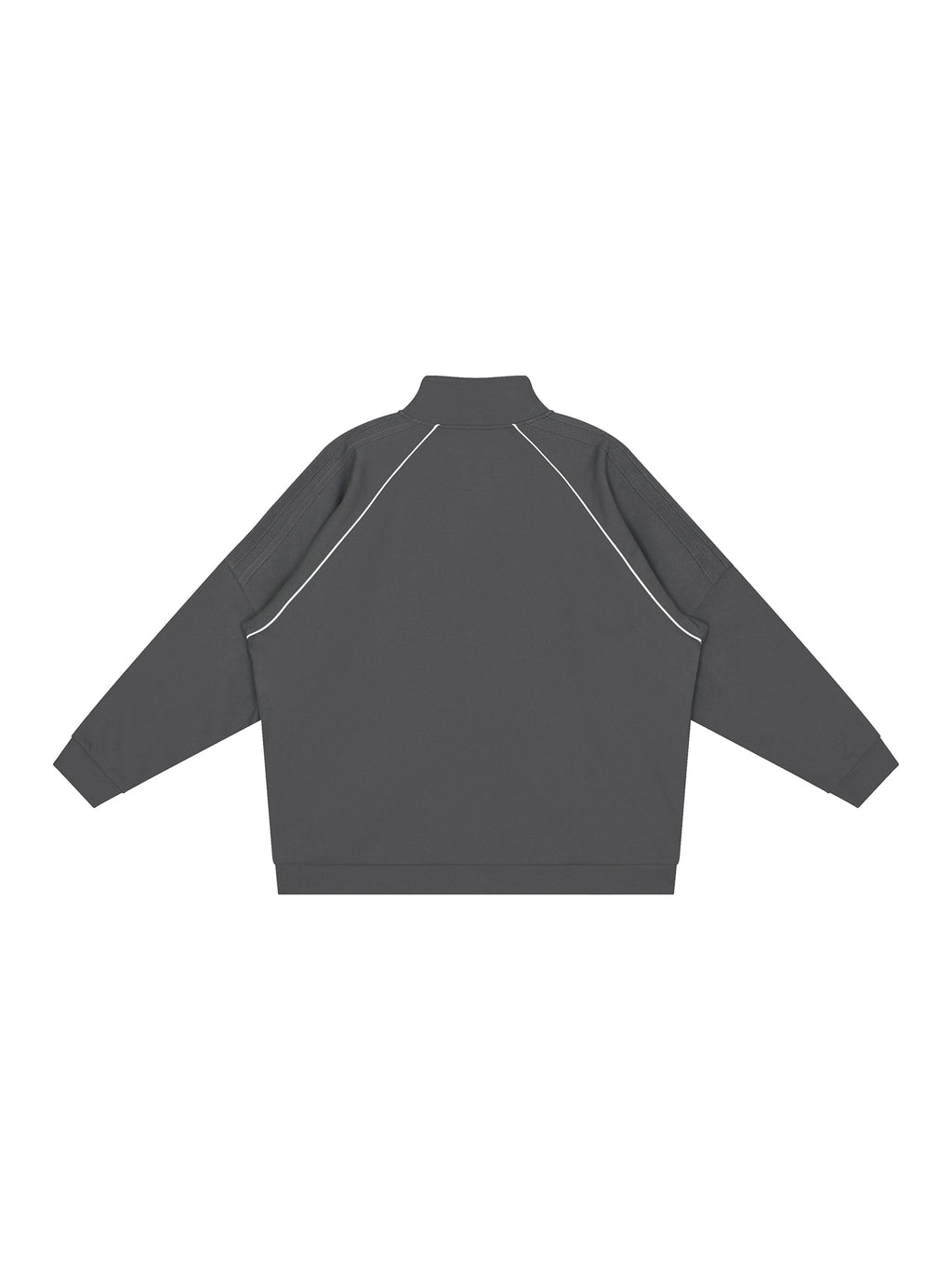 Reflective Striped Raglan Sleeve Jacket