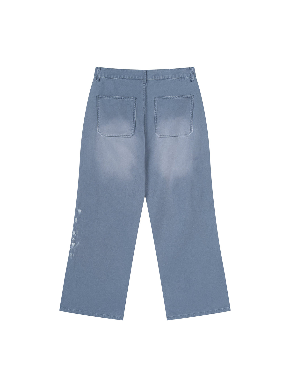 Men's Vintage Wash Splatter Denim Jeans