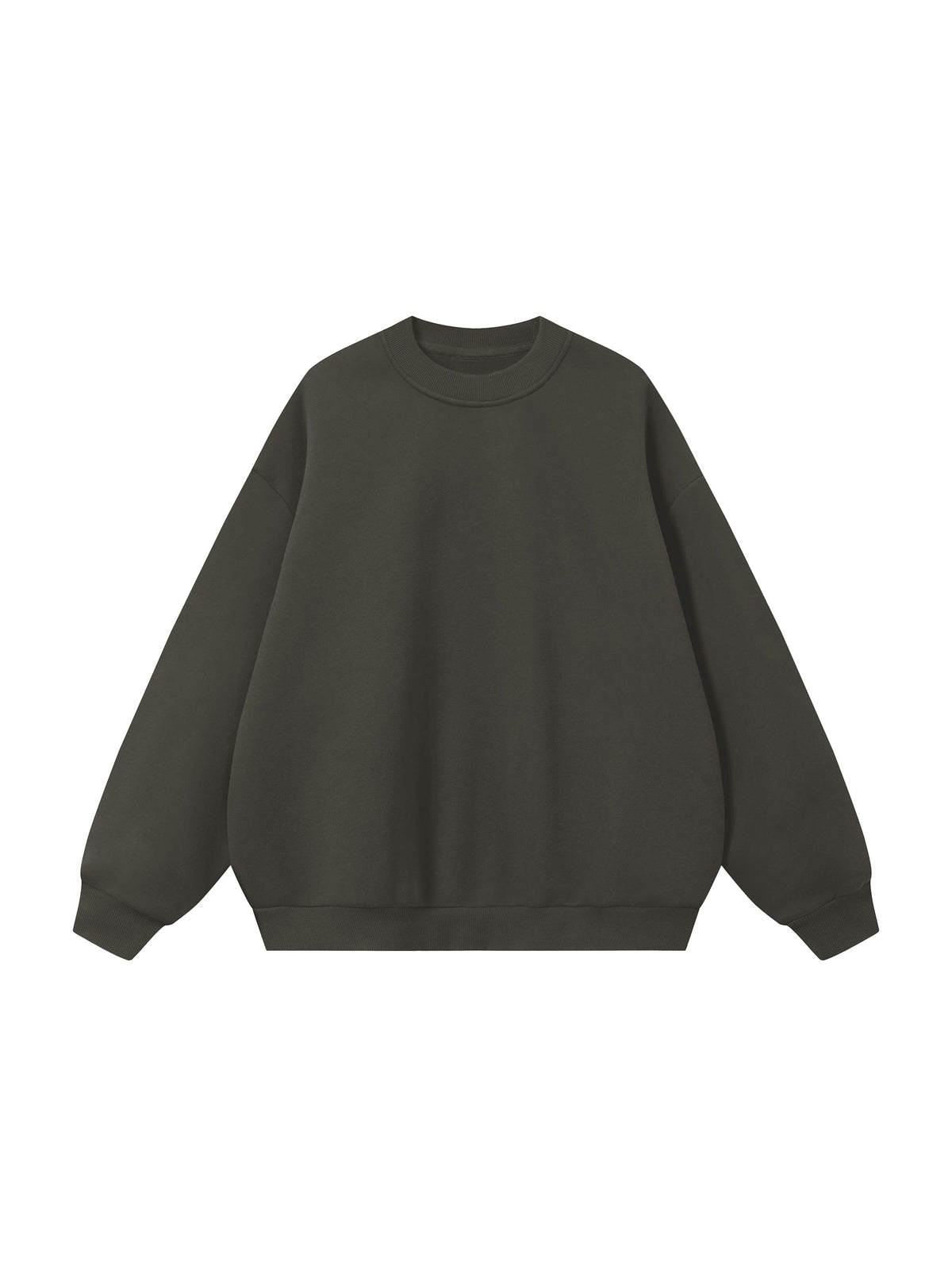 Boxy Fleece Crewneck Sweatshirt