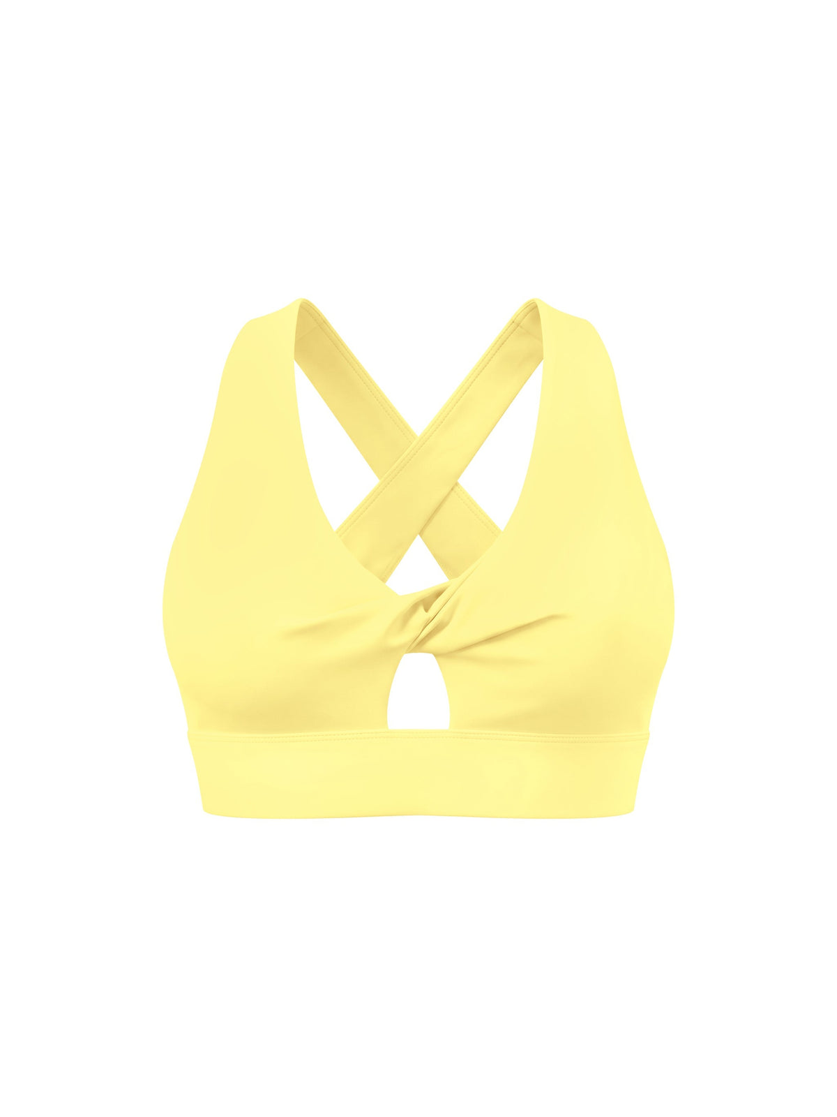 Women's Twist Front V-Neck Sports Bra