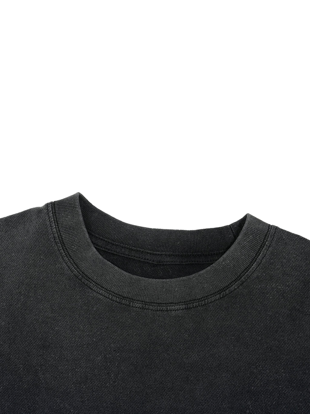 Unisex Vintage-Wash Boxy Distressed-Hem T-Shirt gallery view