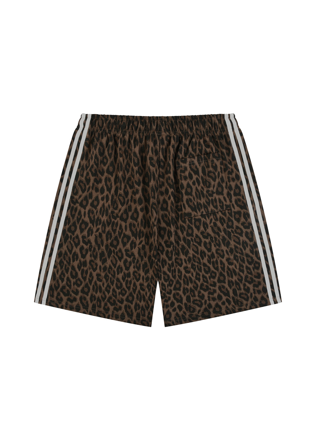 Unisex Heavyweight Leopard Drawstring Shorts