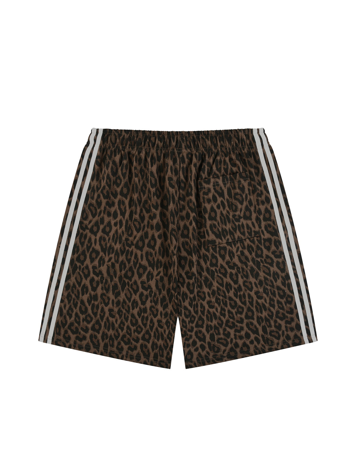 Unisex Heavyweight Leopard Drawstring Shorts