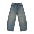 Men’s Distressed Barrel Leg Jeans