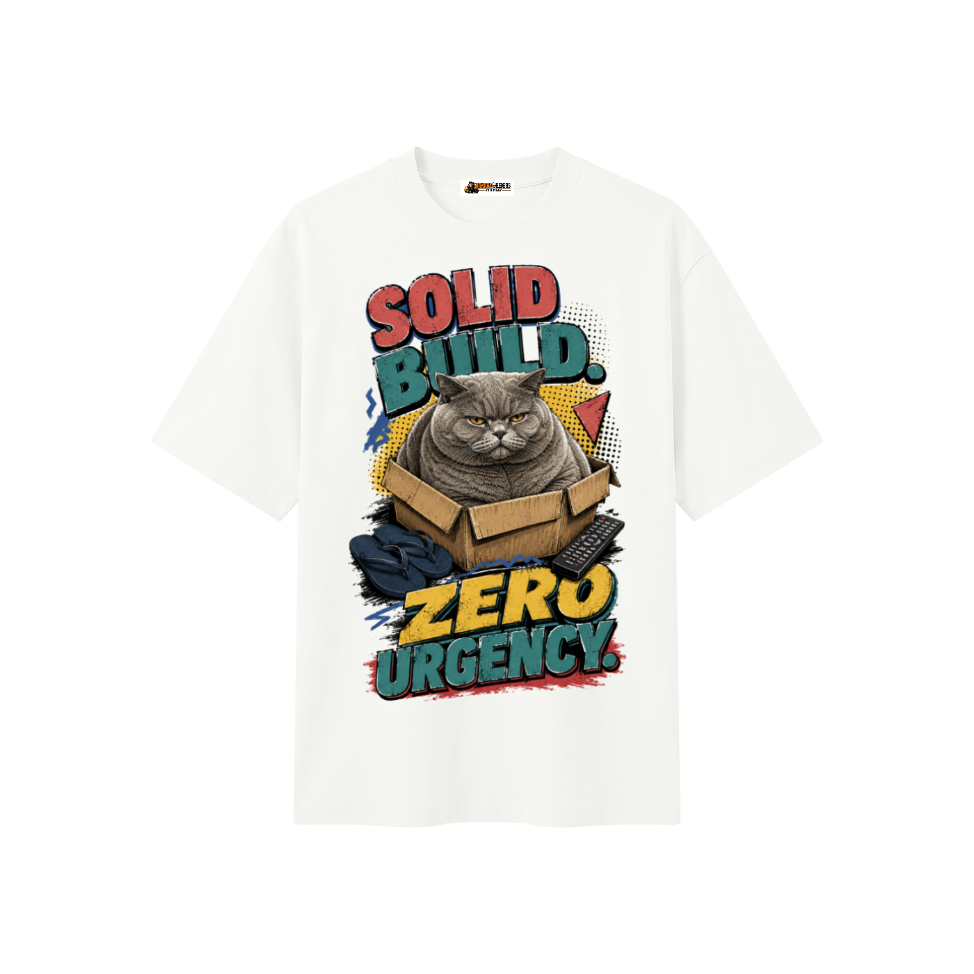 Solid Build Unisex Heavyweight Oversized T-Shirt