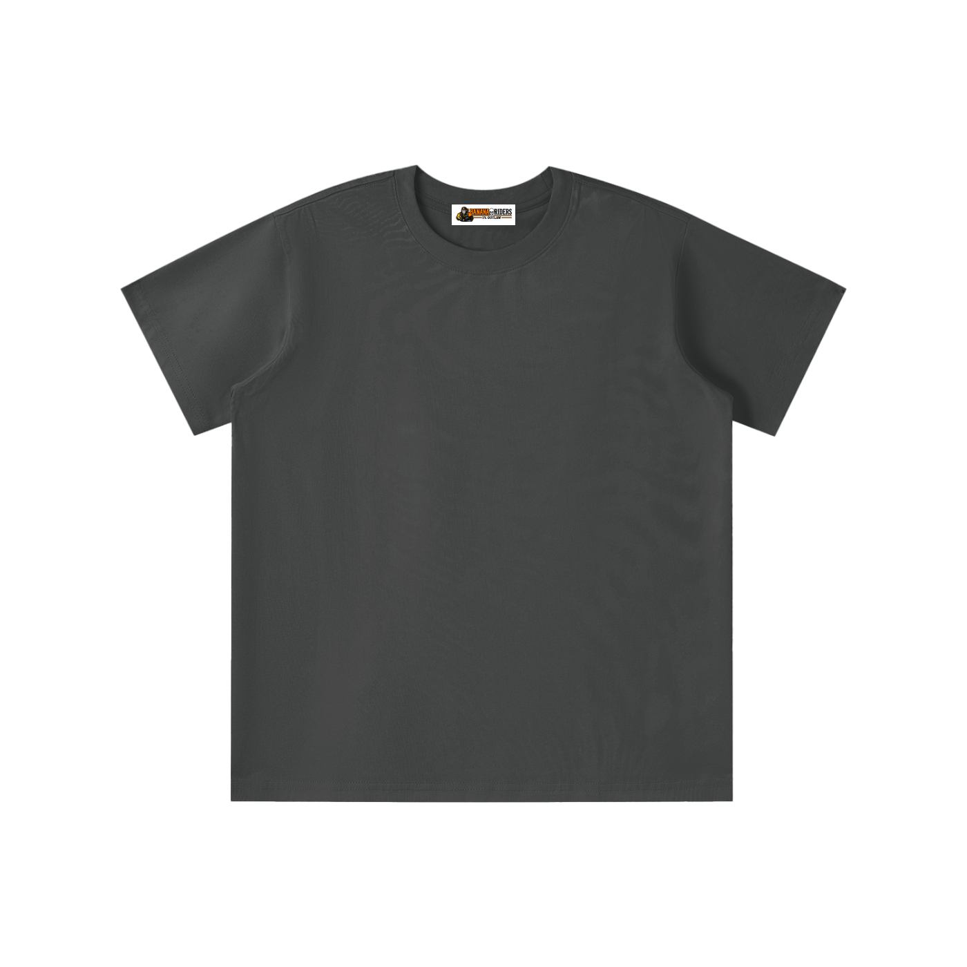 Sorona Quick-Dry Cooling Kids’ T-Shirt in Carbon Grey — front view
