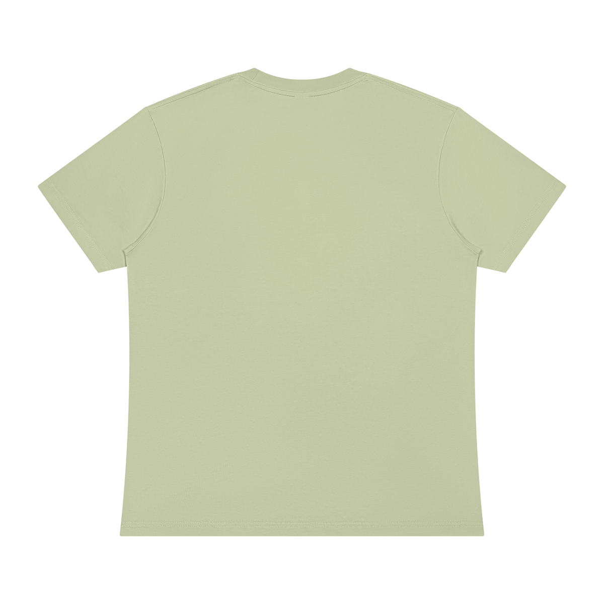 Off Script Sorona Crewneck T-Shirt - Light Green back view