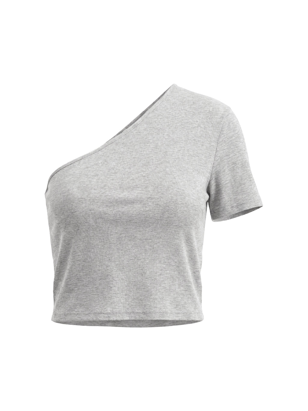 Women's One-Shoulder Crop T-Shirt