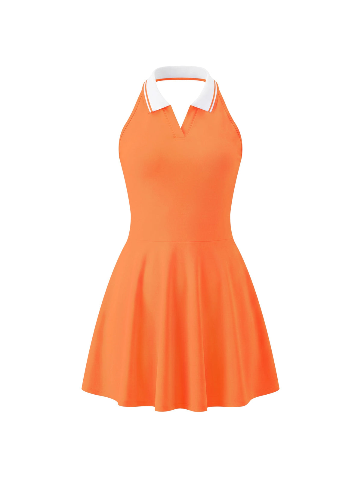 Women’s Collared Halter A-Line Tennis Dress