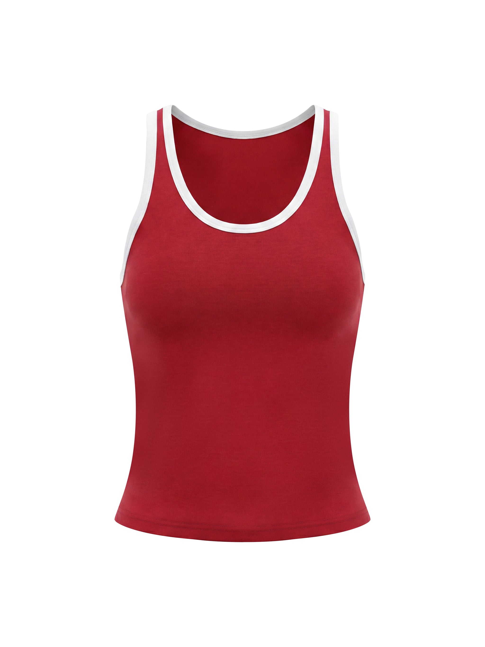 Women’s Colour Block Cropped Tank Top