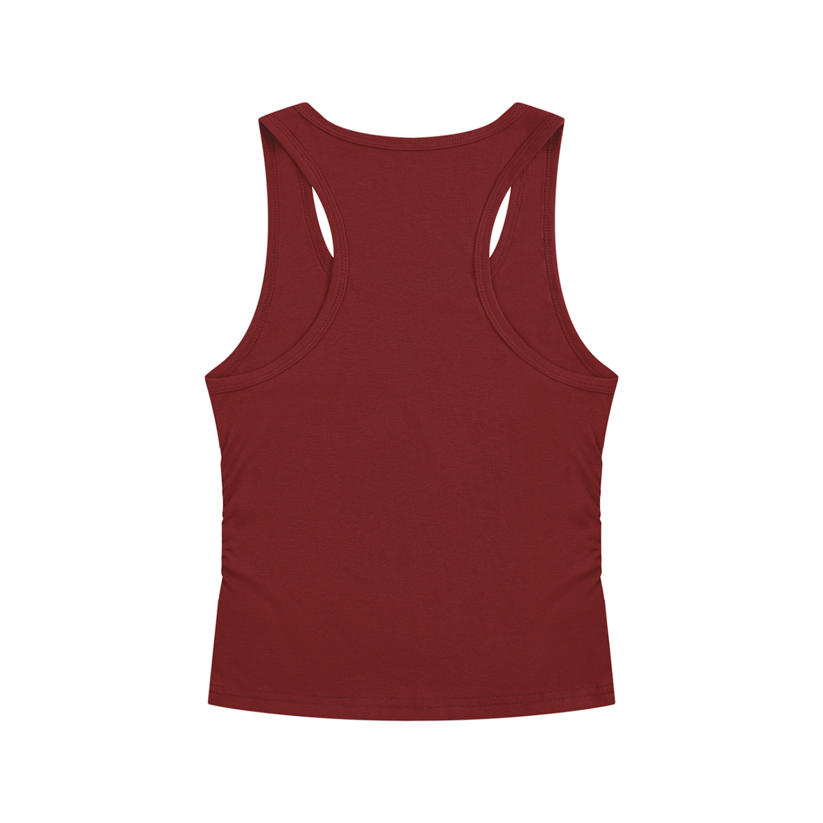 Celestial Butterfly Ruched Cropped Tank Top