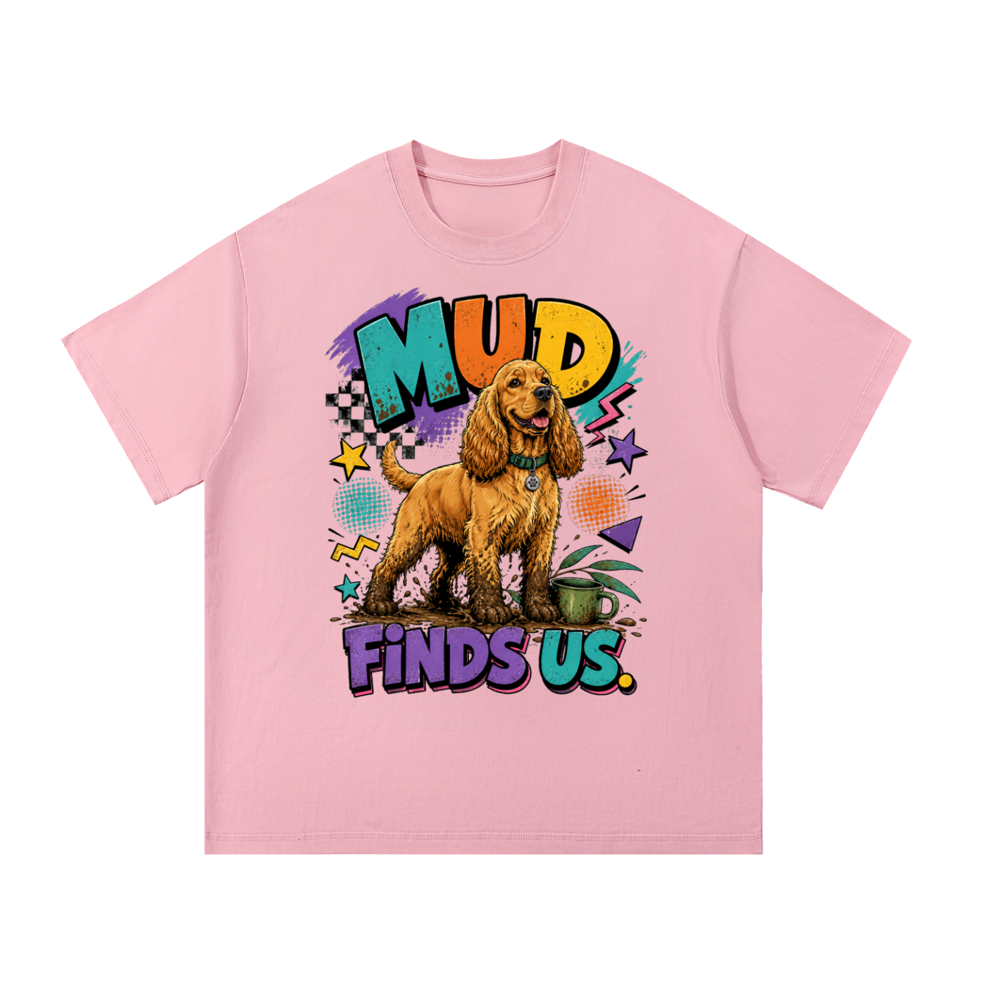 The Mud Finds Us Unisex Heavyweight Cotton T-Shirt