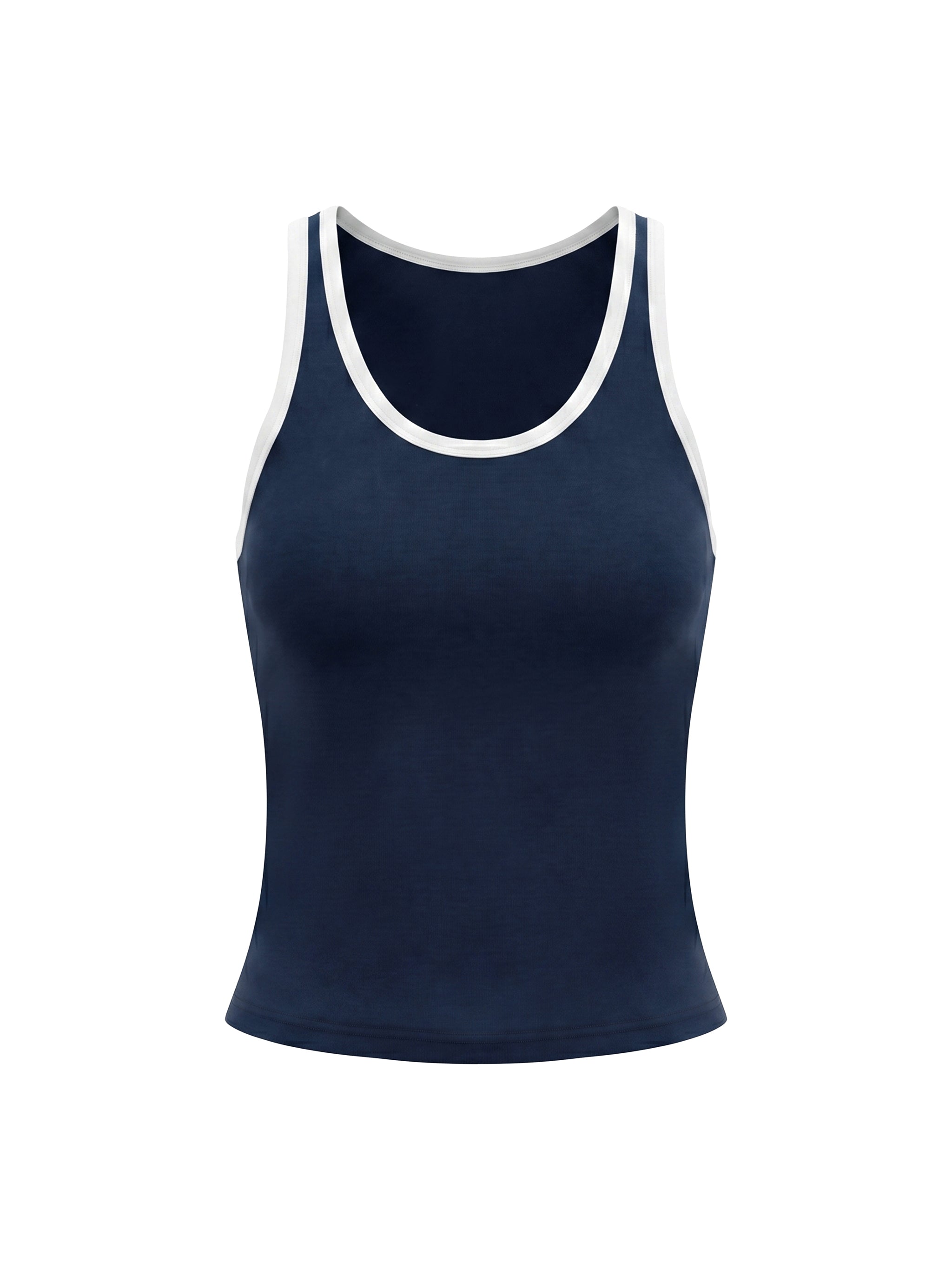 Women’s Colour Block Cropped Tank Top