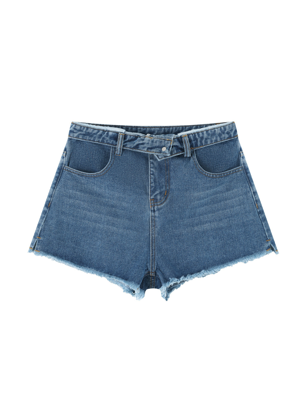 Women’s Vintage Wash High Rise Denim Shorts