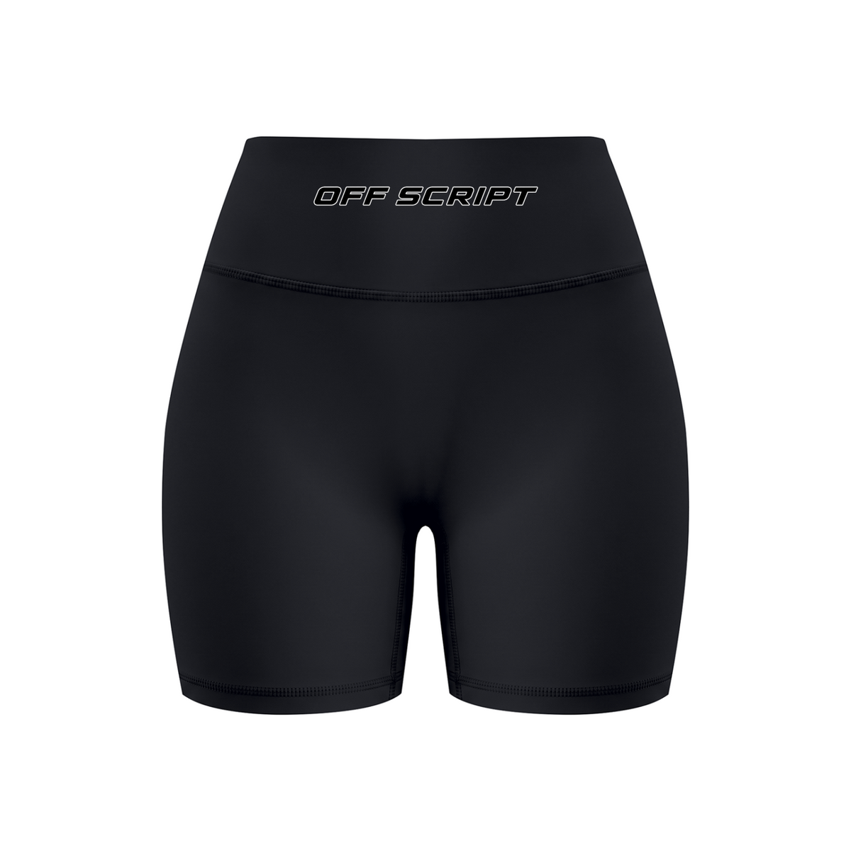 Off Script Women’s High-Waisted Scrunch Yoga Biker Shorts