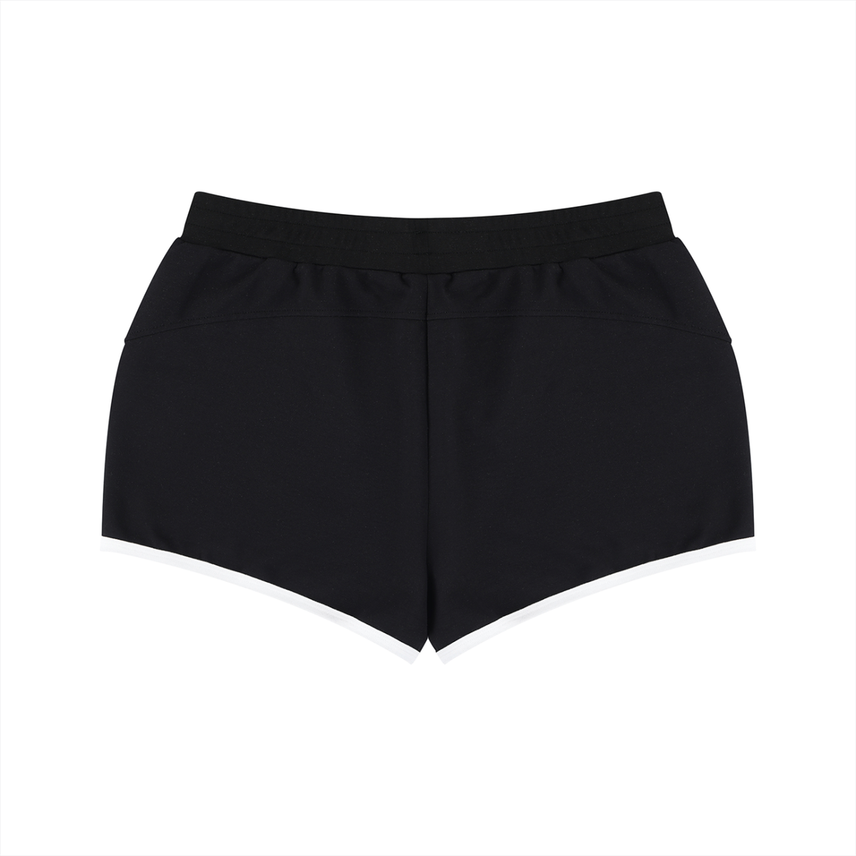 Off Script Women’s Retro Contrast-Binding Shorts