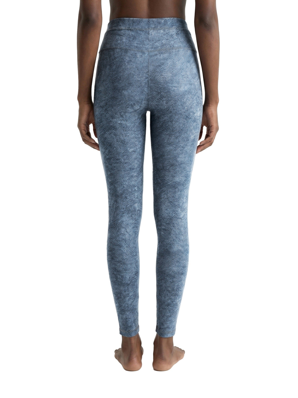 Women's Faux Denim Zip-Fly Leggings
