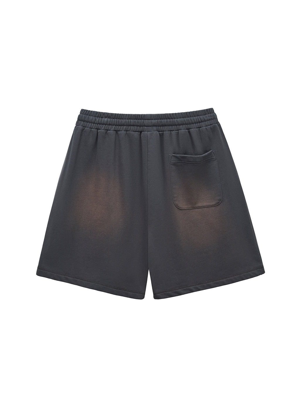 Sun Fade Raw Edge Cotton Shorts