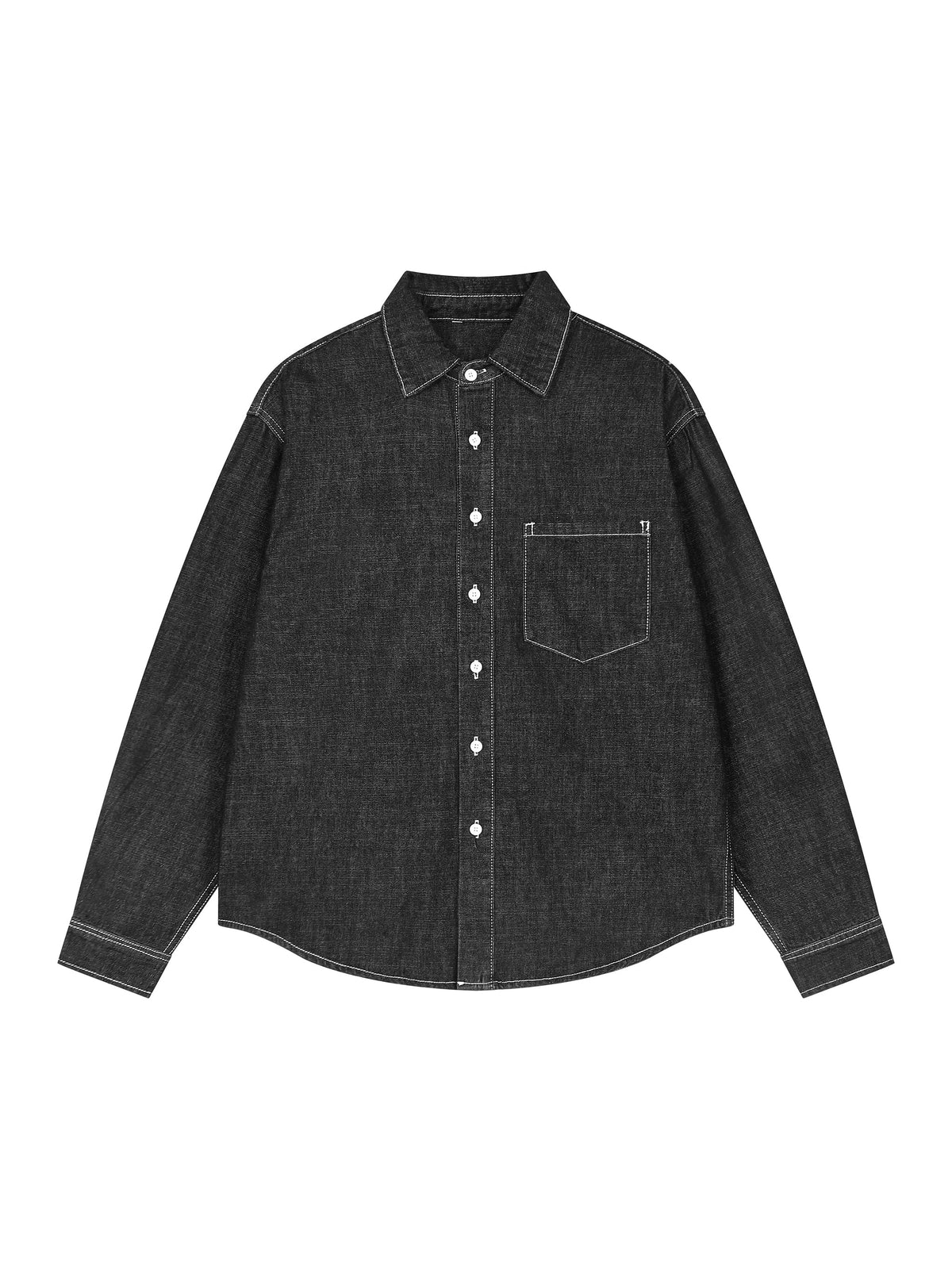 Unisex Vintage Wash Denim Shirt