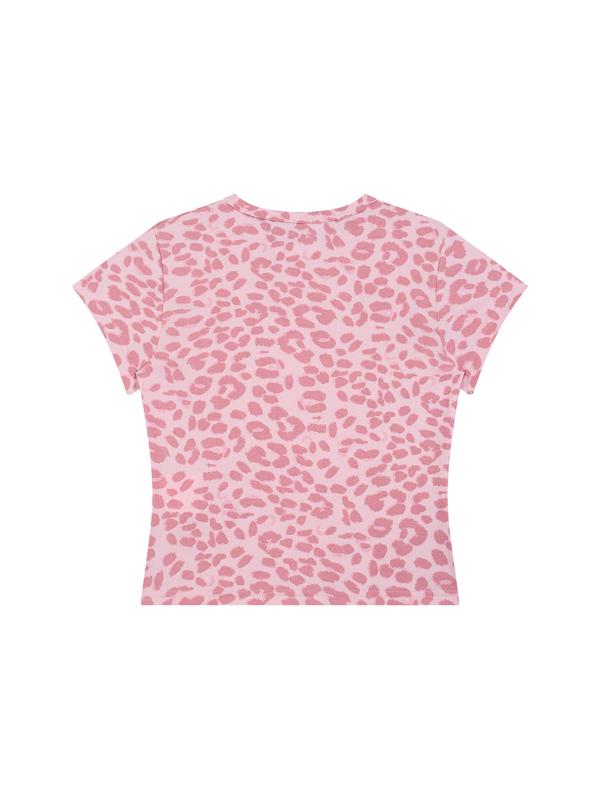 Women’s Leopard Print Crop T-Shirt