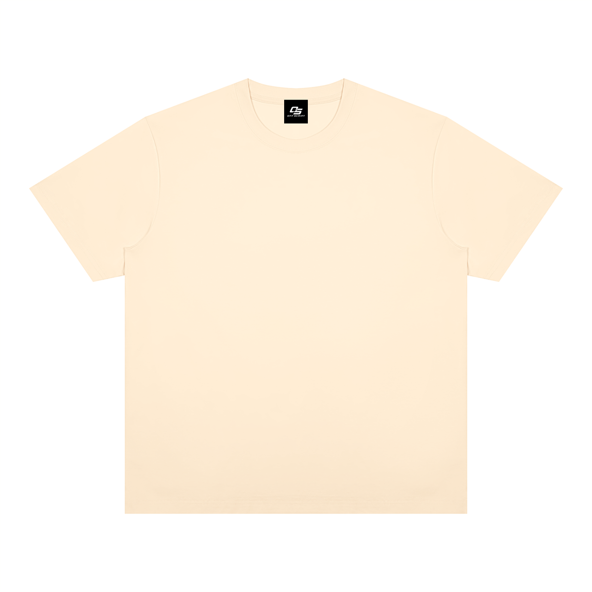 Apricot Unisex Heavyweight Sorona T-Shirt front product view