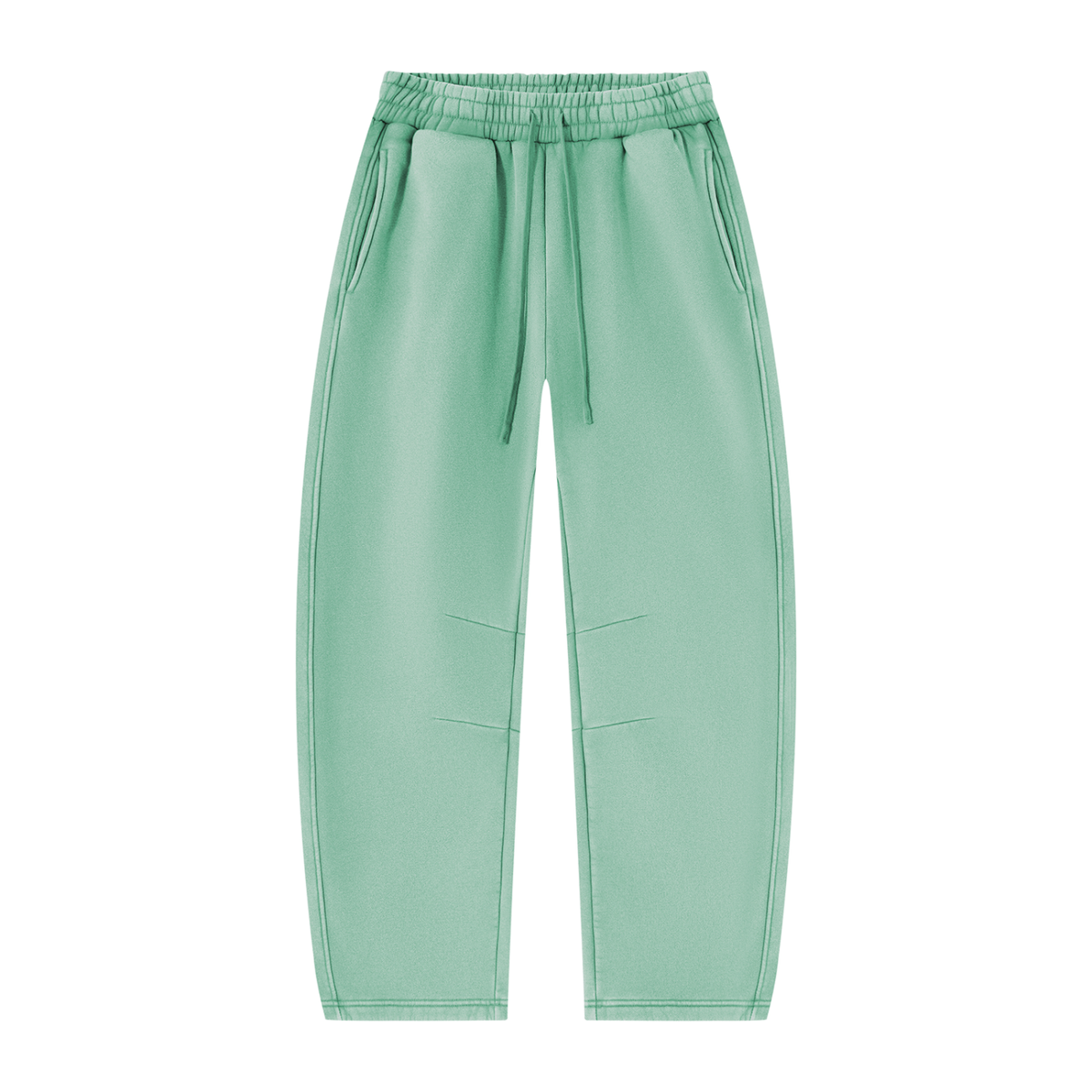 Unisex Vintage Wash Barrel-Leg Fleece Sweatpants V3