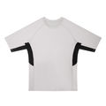 Men’s Colour Block Raglan T-Shirt — Light Grey front