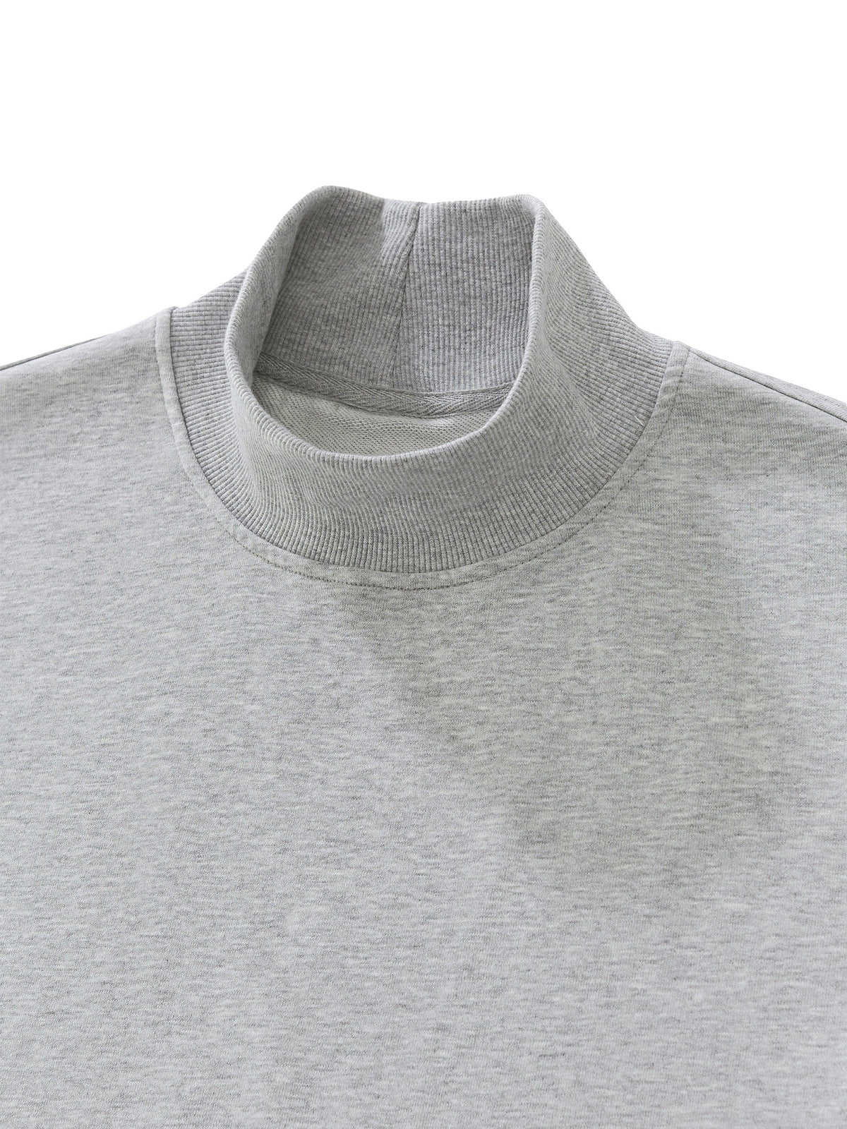 Women's Crop Mock Neck Sweatshirt