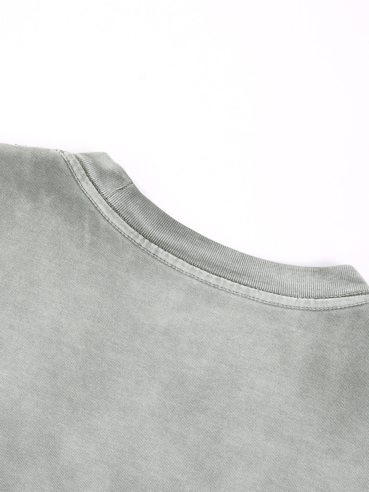 “I” Shape Gradient Washed T-Shirt