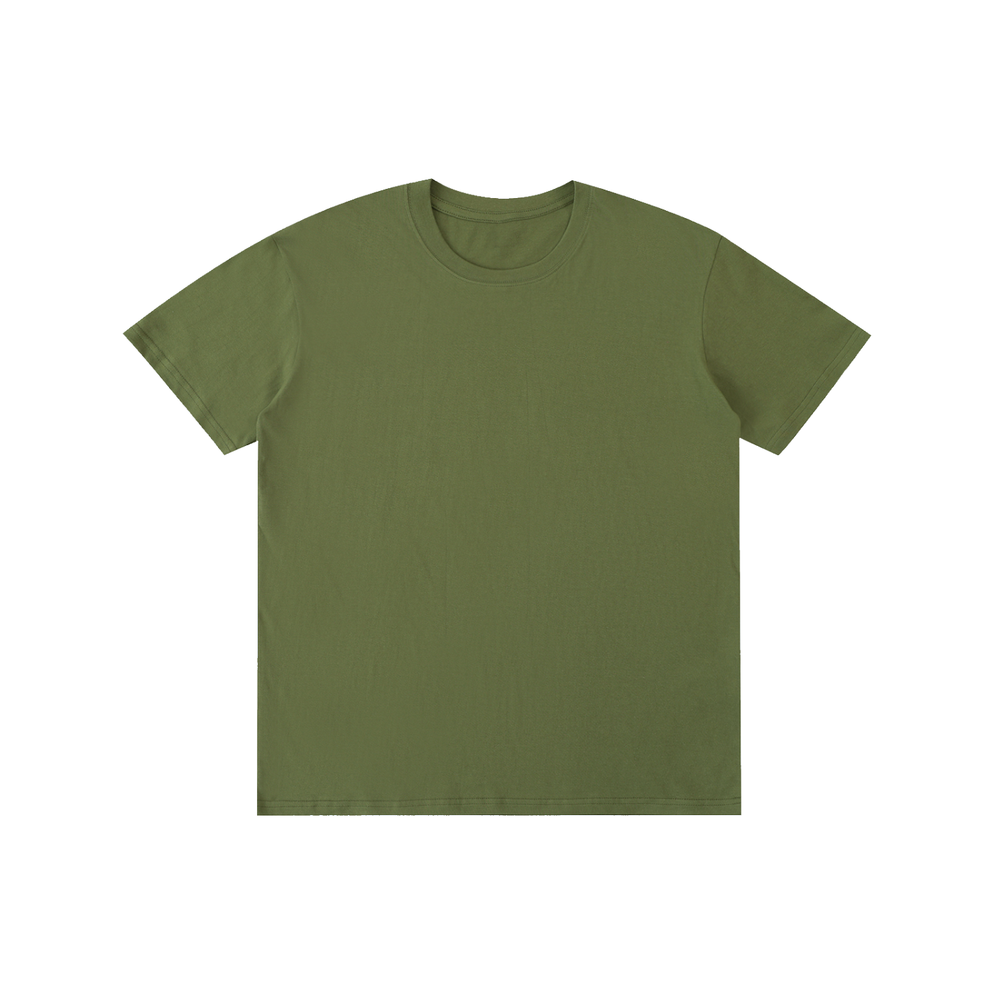 Pure Cotton Unisex T-Shirt - Army Green front