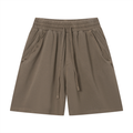 Unisex Vintage Wash Raw Edge Shorts