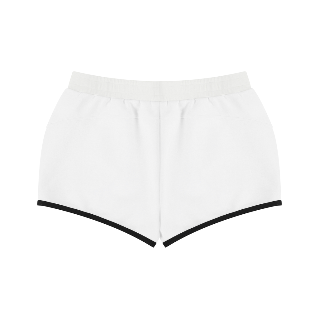 Off Script Women’s Retro Contrast-Binding Shorts