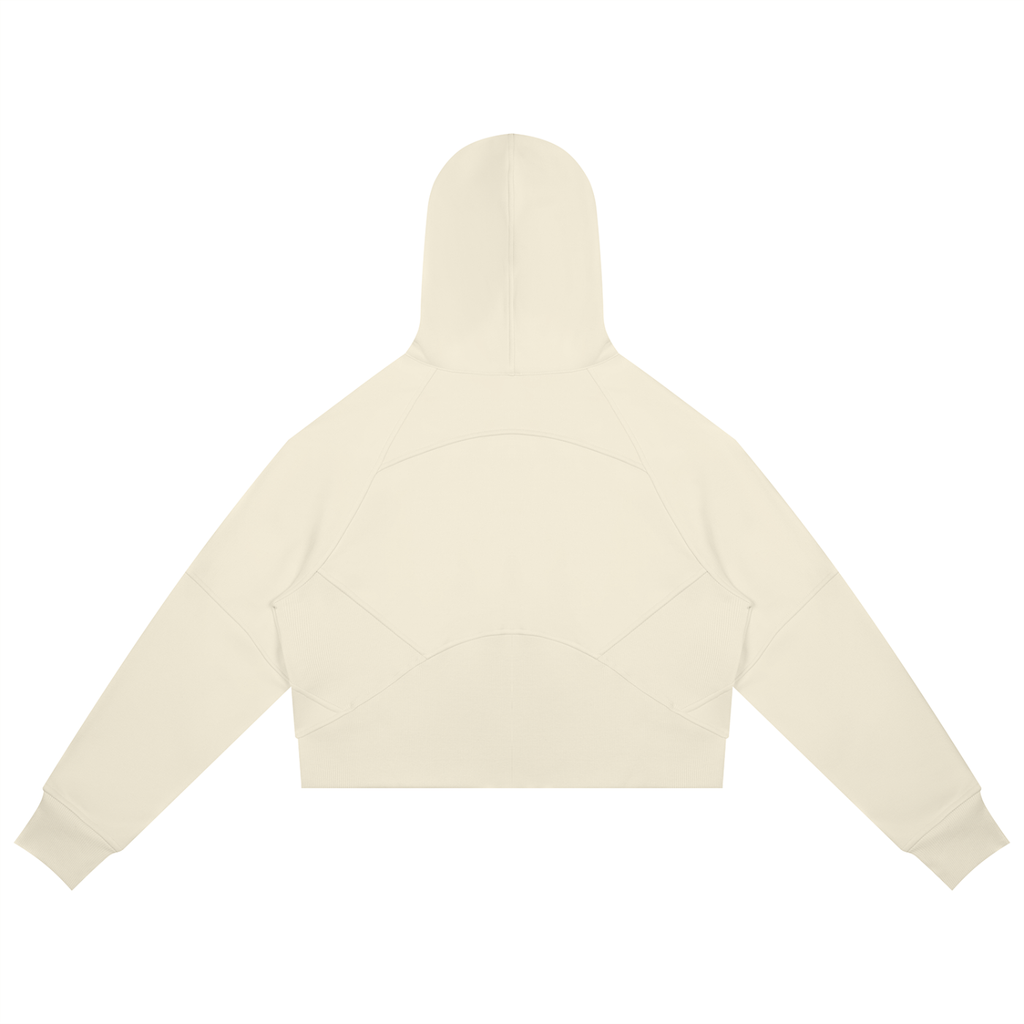 Women’s Cropped Zip-Through Hoodie