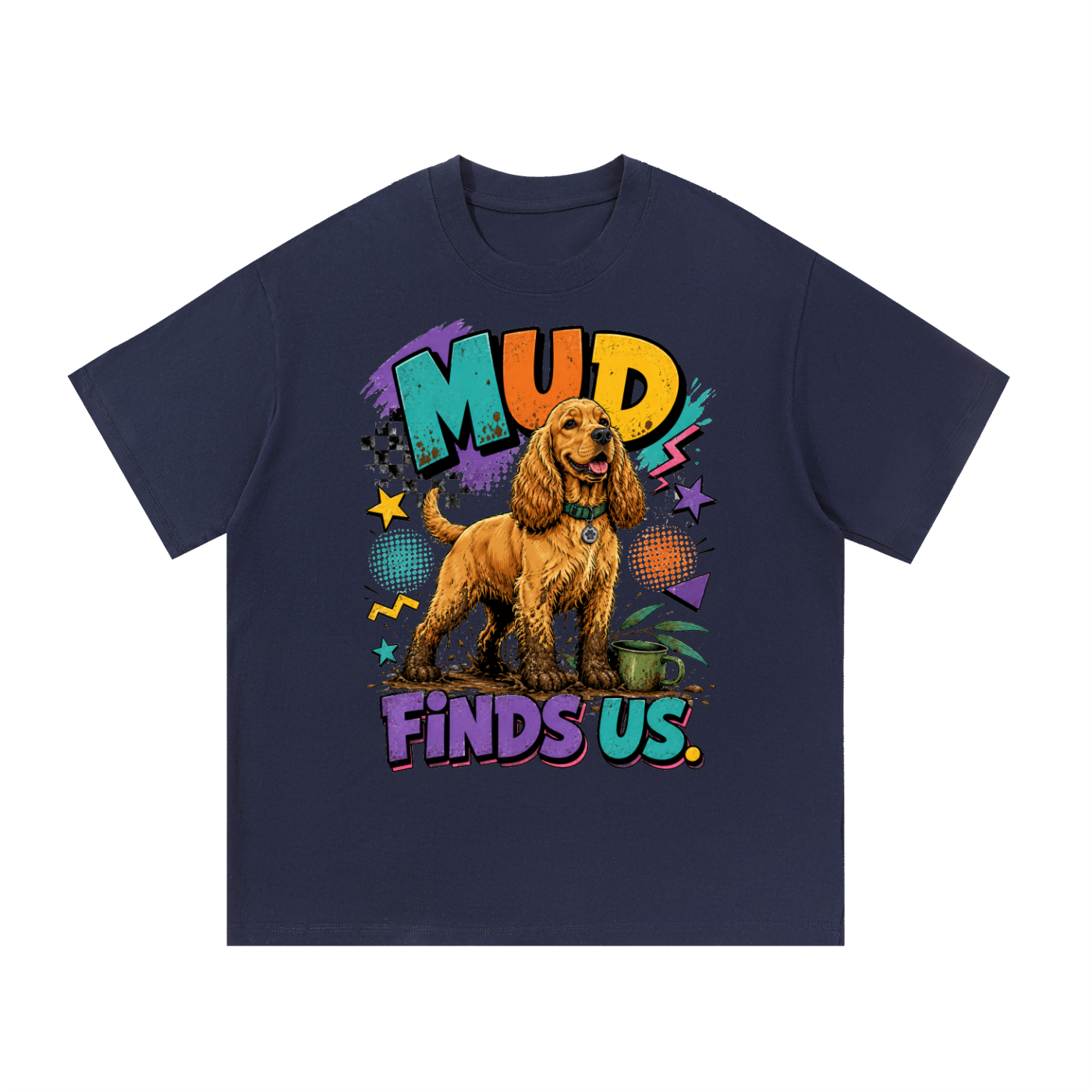 The Mud Finds Us Unisex Heavyweight Cotton T-Shirt