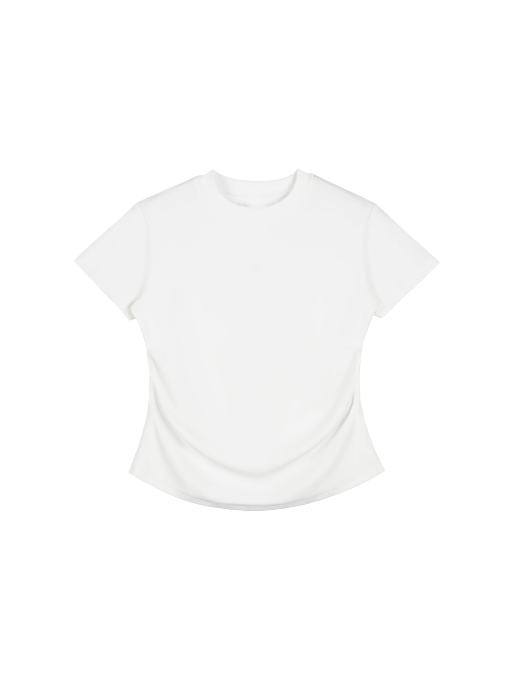 Vintage Washed Bodycon Cotton T-Shirt