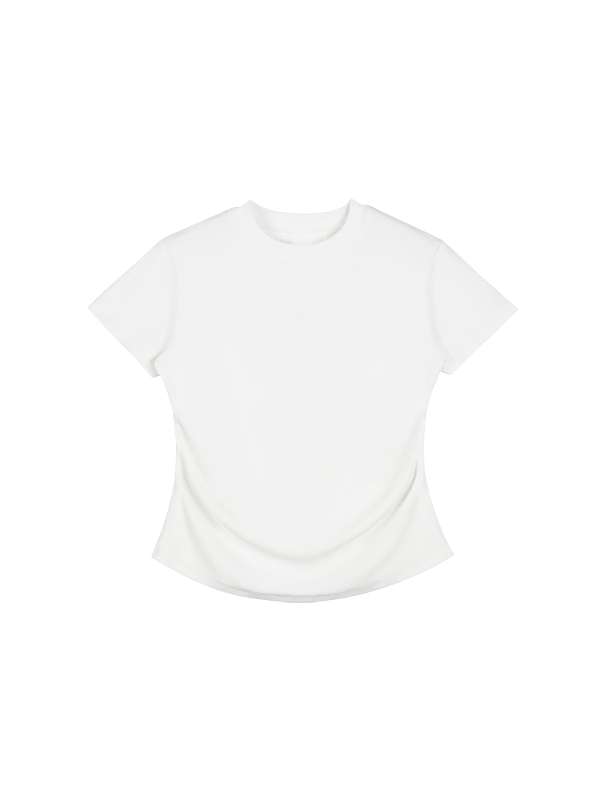 Vintage Washed Bodycon Cotton T-Shirt