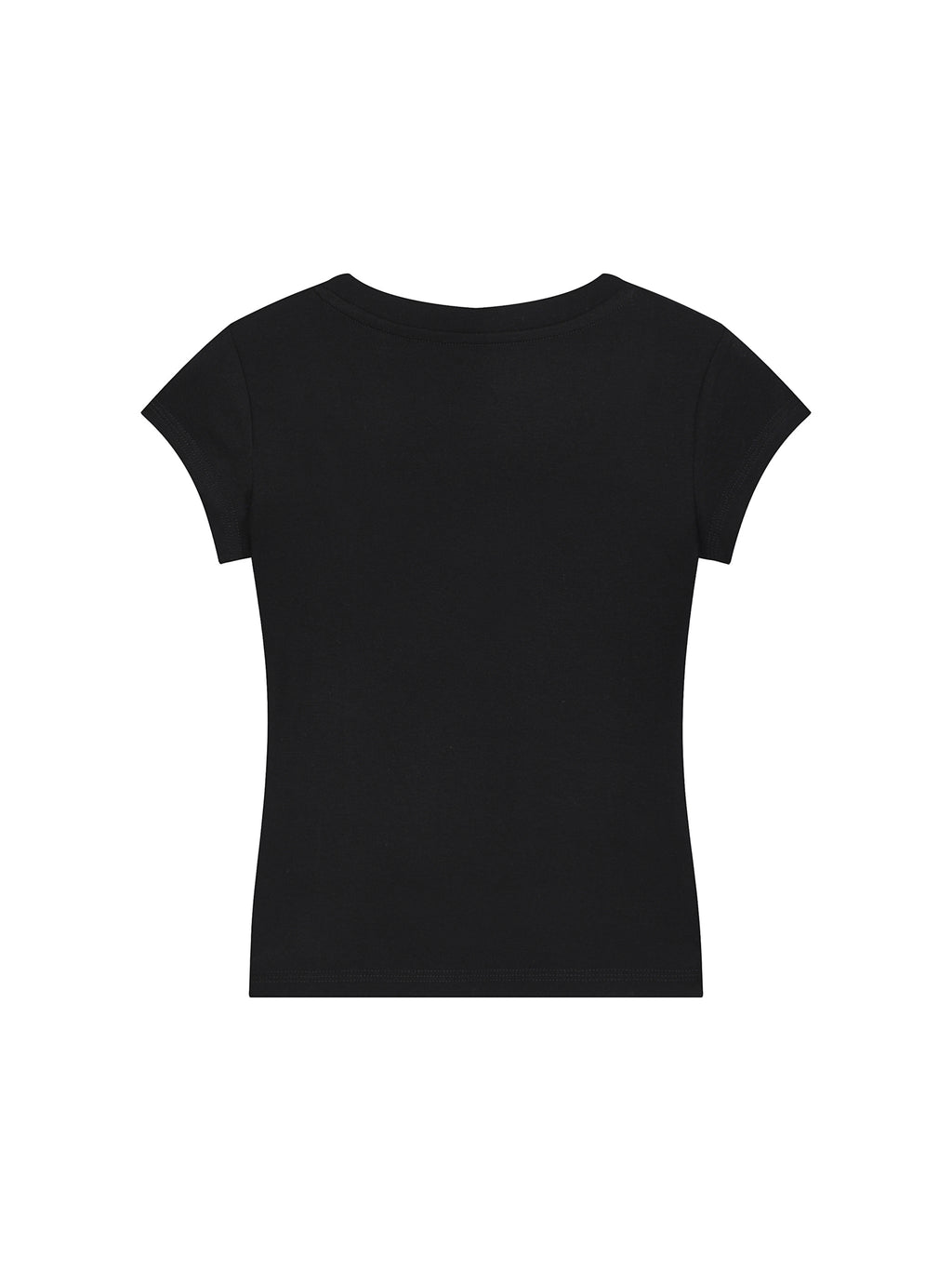Essential V-Neck Bodycon T-Shirt