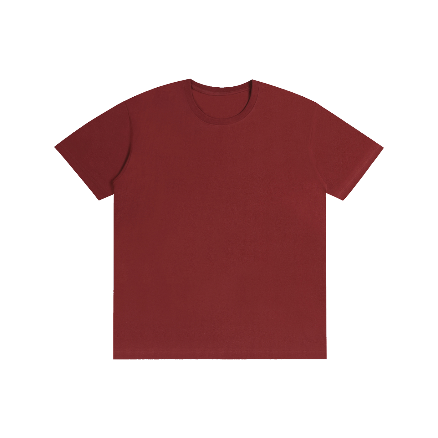Pure Cotton Unisex T-Shirt - Wine Red front