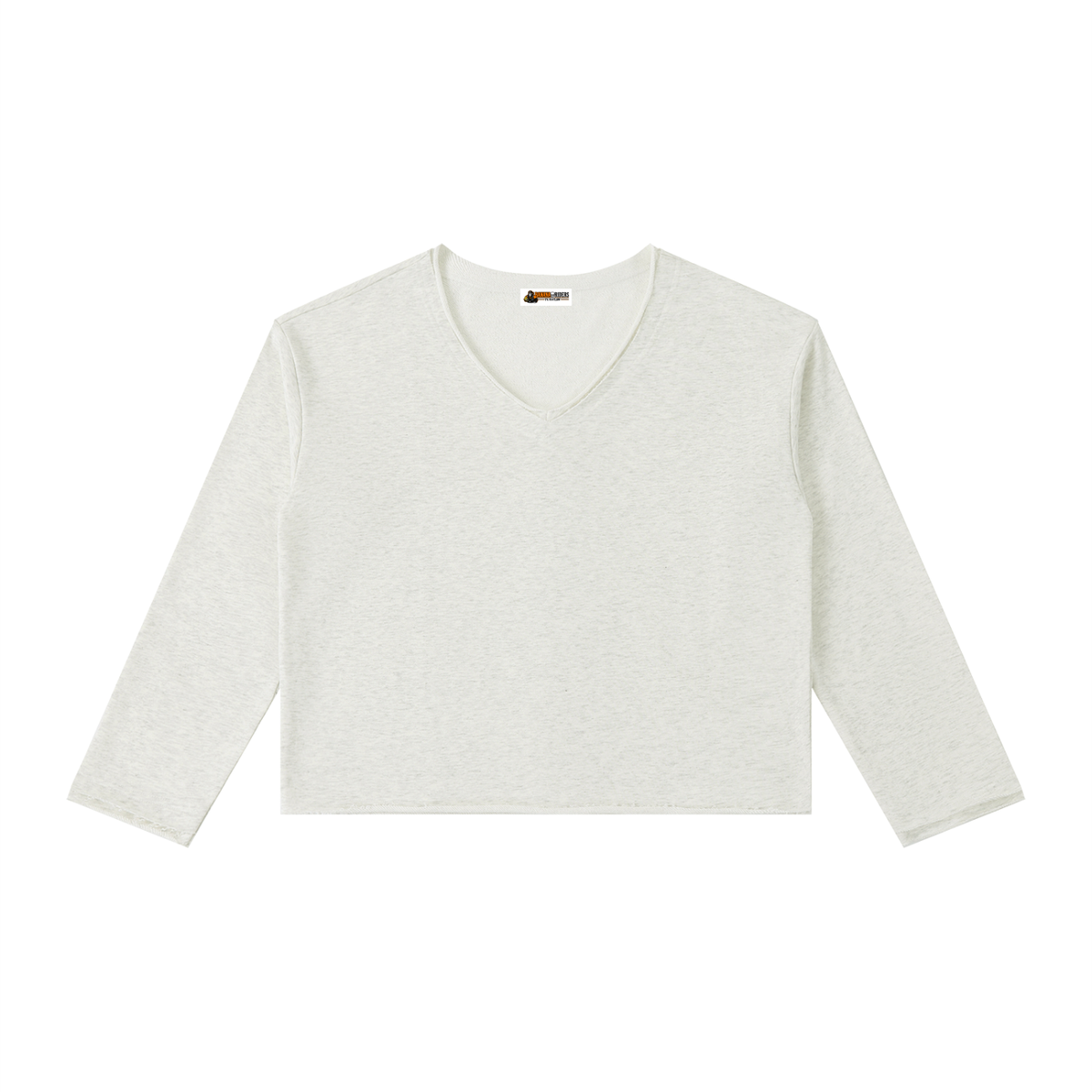 Women's Raw Hem Long Sleeve T-Shirt