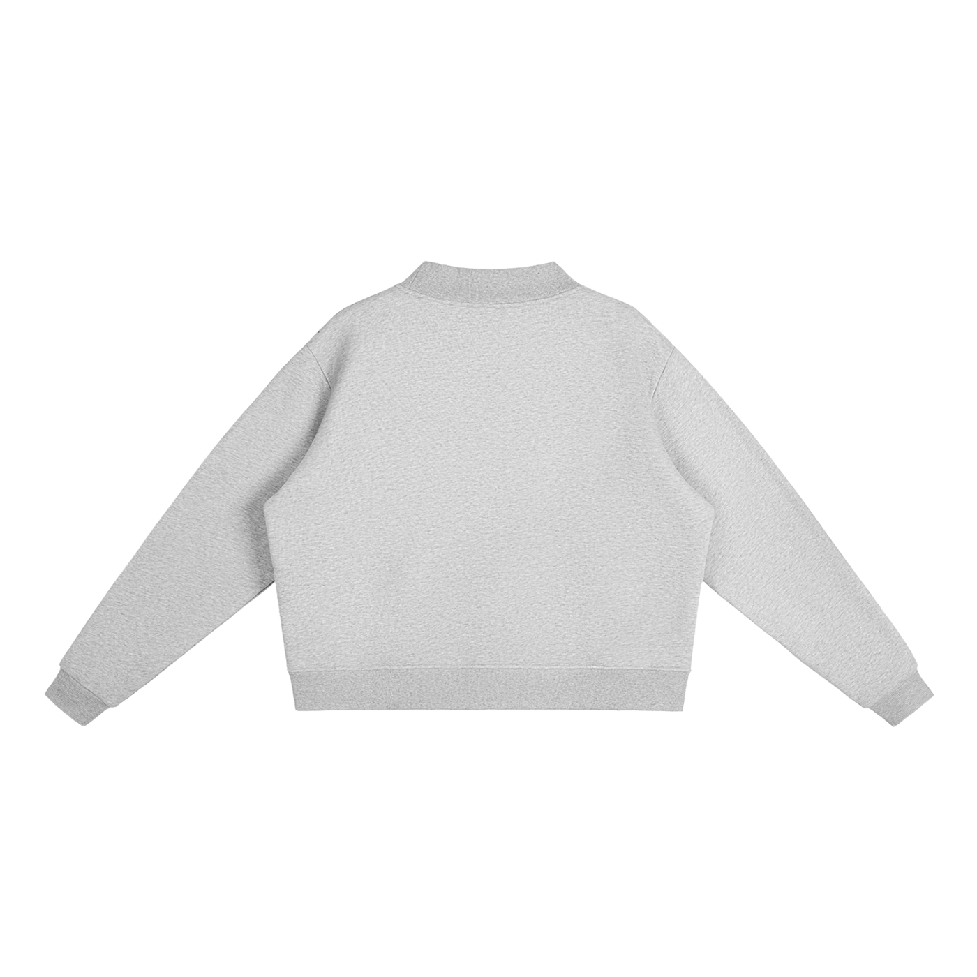 Comes With Pet Hair Essential Fleece Mock-Neck Crew Sweatshirt