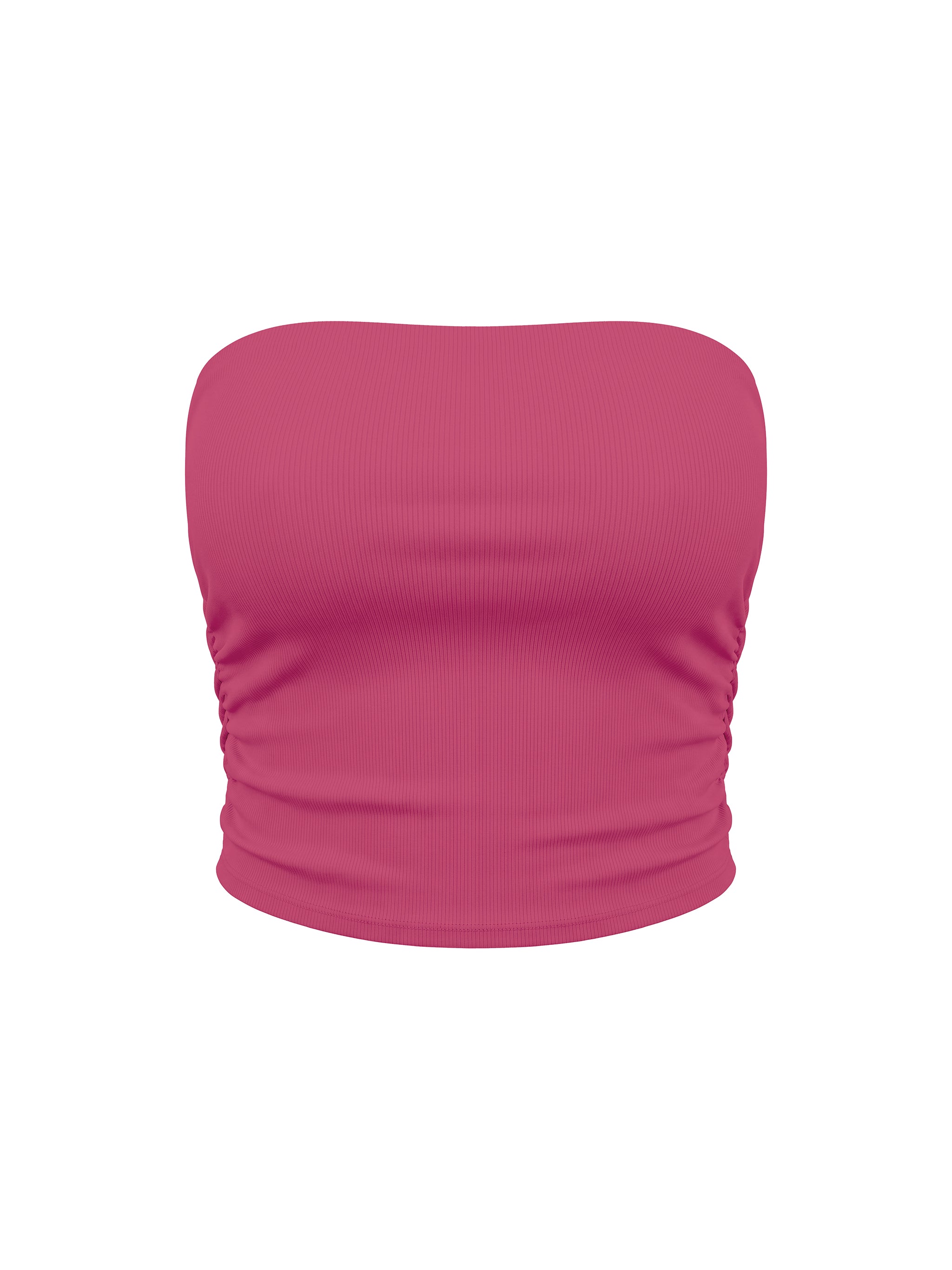 Women’s Ruched Cropped Yoga Tube Top