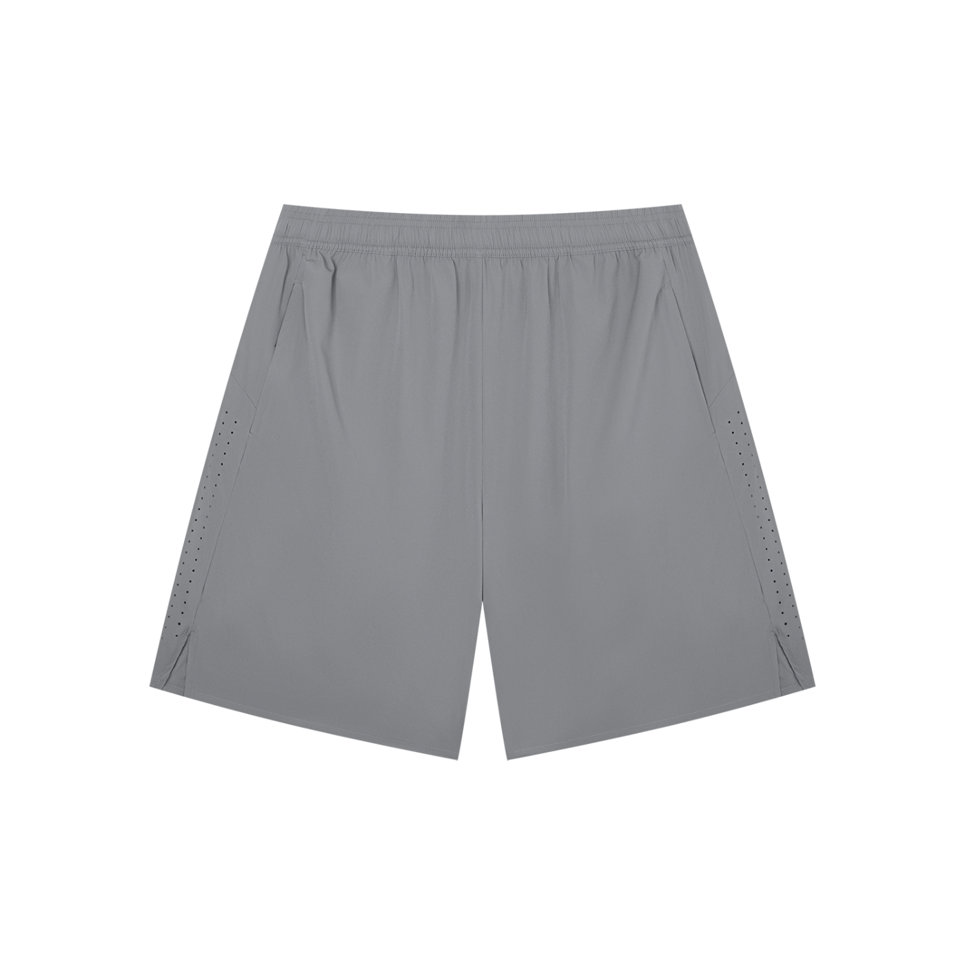 Men’s Regular Fit Performance Shorts — Light Grey front