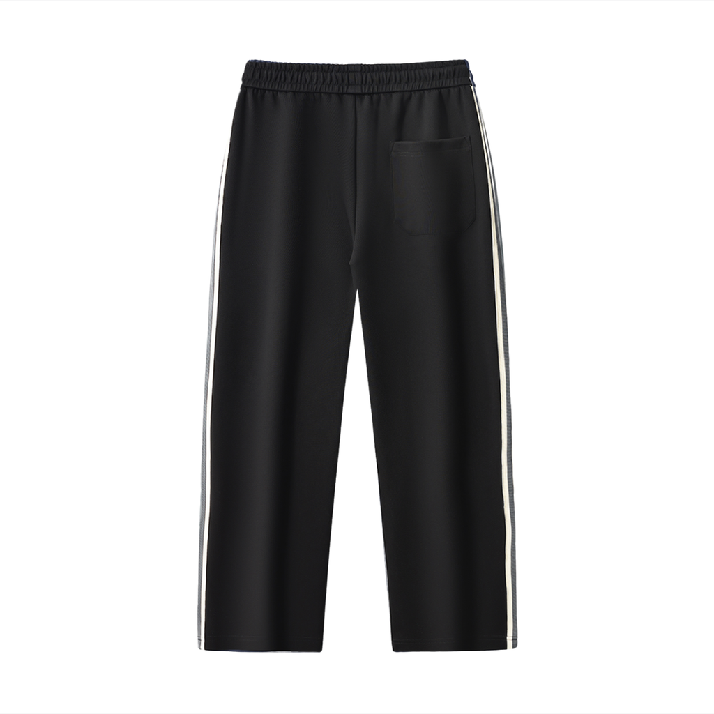 Contrast Side-Stripe Straight-Leg Pants V2