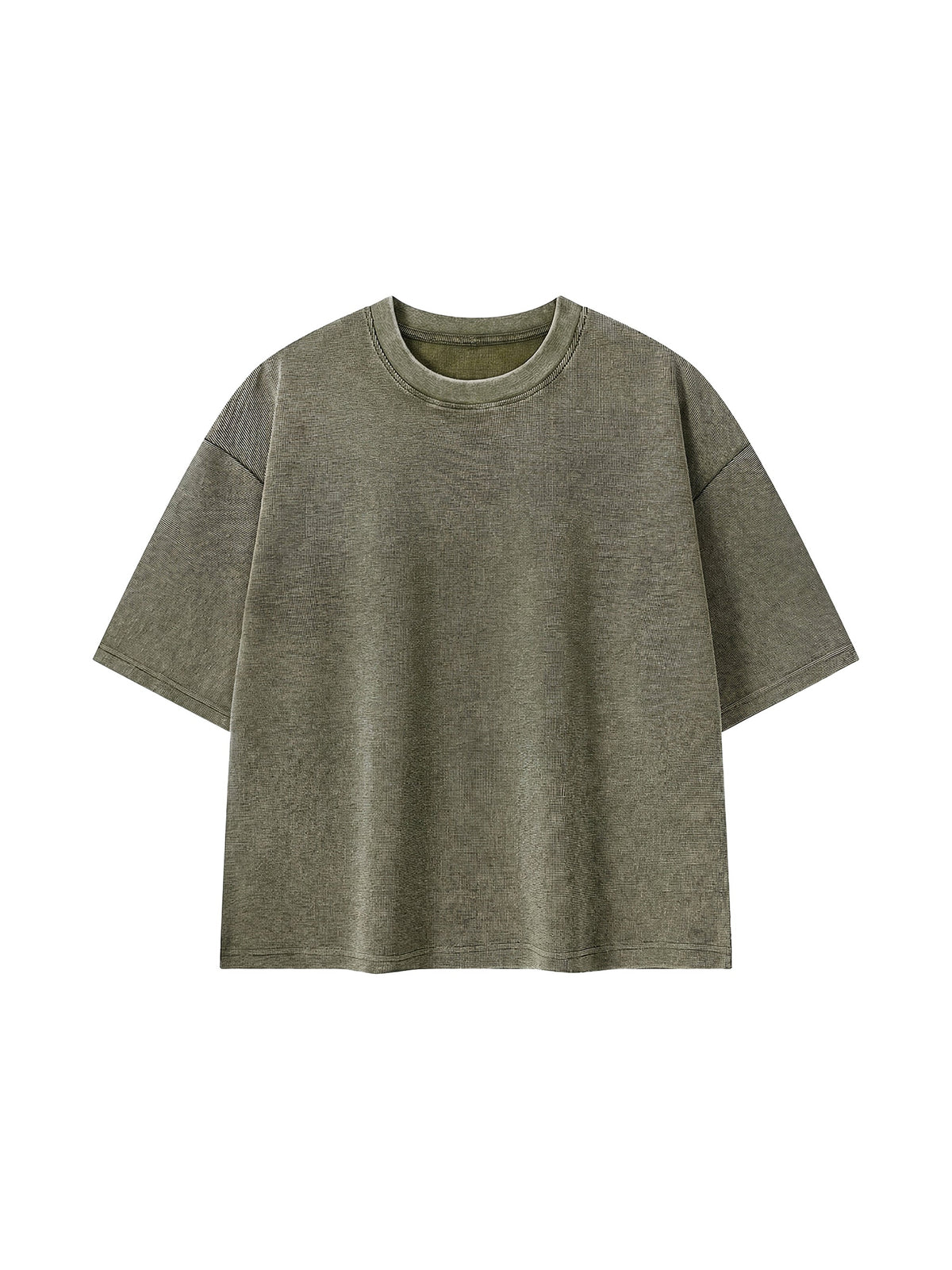 Unisex Mineral Wash Waffle Boxy T-Shirt