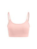 Women's Solid U-Neck Sports Bra